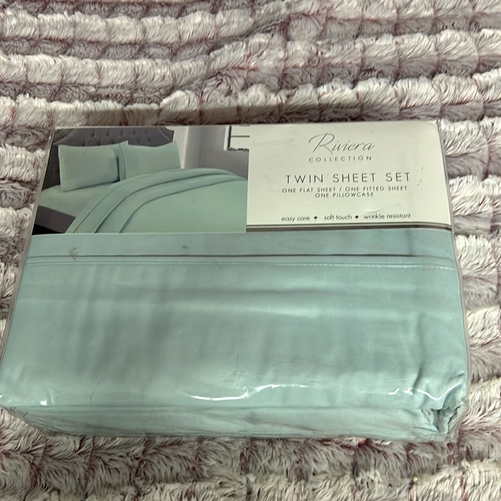 Riviera collect twin sheet set